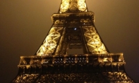 La tour Eiffel apres une soiree au Shangri-La Hotel (3)
